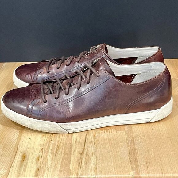 Cole Haan Brown Leather Retro Sneakers. Size 10.5M - Picture 4 of 10